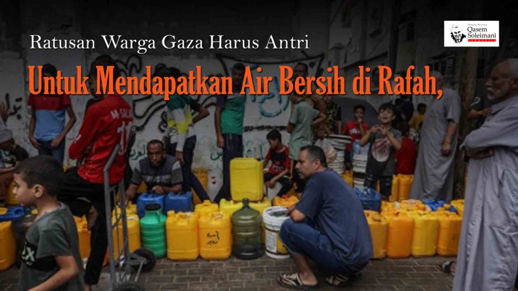 [VIDEO] - Untuk Mendapatkan Air Bersih di Rafah, Ratusan Warga Gaza Harus Antri