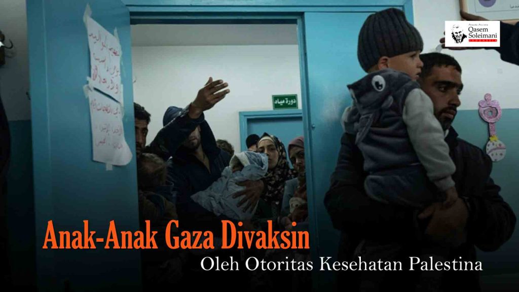 Anak-Anak Gaza Divaksin Oleh Otoritas Kesehatan Palestina