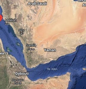 Serangan Yaman terhadap Kapal yang Menuju Wilayah pendudukan