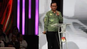 Mahfud Ucapkan Terima Kasih ke Presiden Jokowi Usai Debat Cawapres 