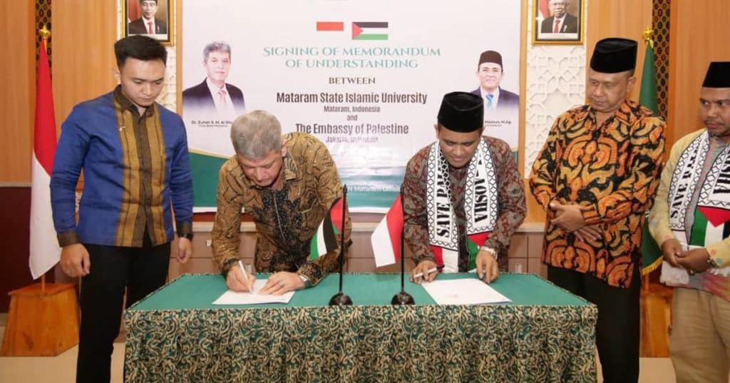 Hasil Kerja Sama dengan Dubes Palestina, UIN Mataram Sediakan Beasiswa S1-S3 bagi Warga Palestina