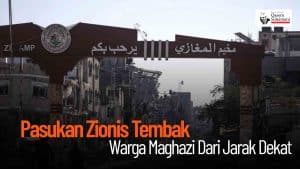 [VIDEO] - Pasukan Zionis Tembak Warga Maghazi Dari Jarak Dekat