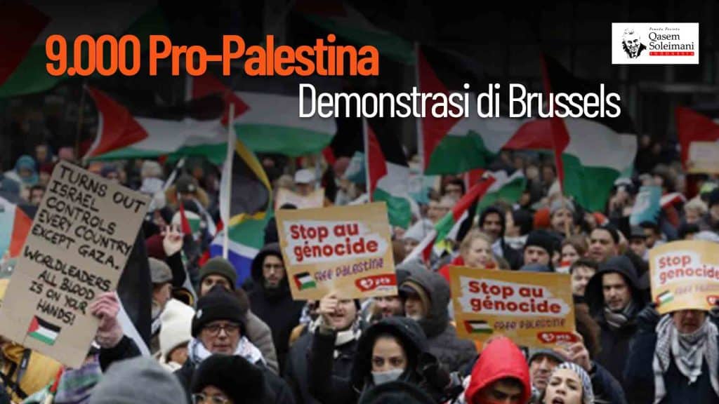 [VIDEO] - 9.000 Pro-Palestina Demonstrasi di Brussels