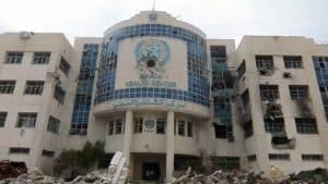 [FOTO] - Militer Israel Bombardir Pusat Rehabilitasi UNRWA Gaza