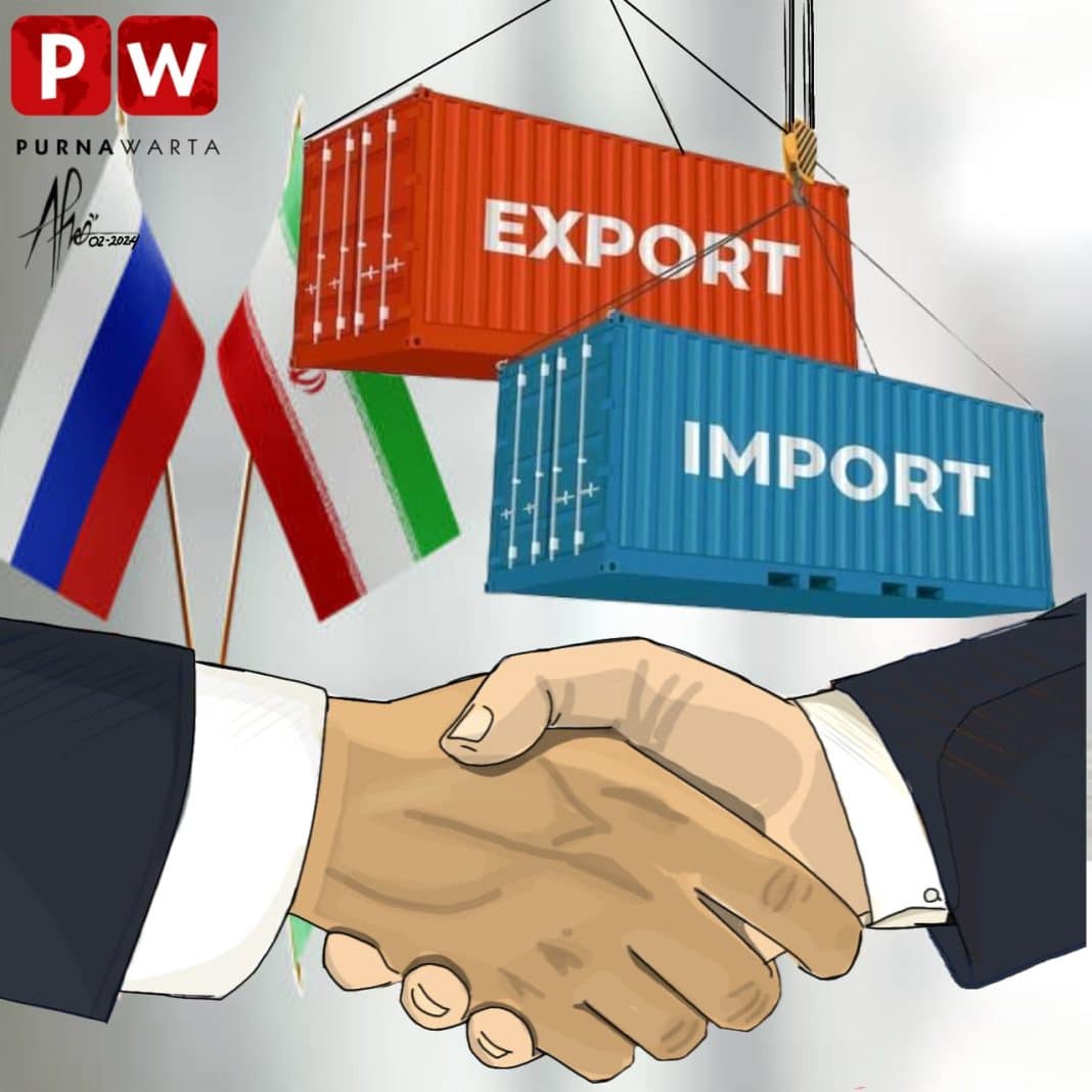 [KARIKATUR] - Export Import Iran dan Rusia Terus Mengalami Kemajuan