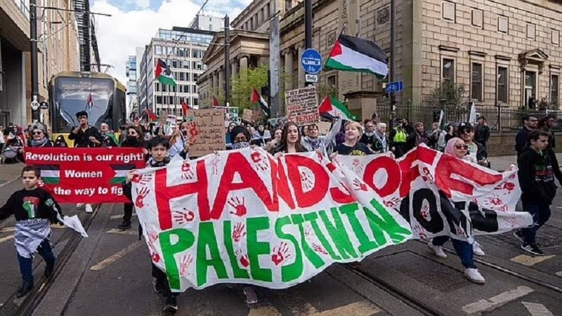 Demo Para Pendukung Palestina di Seluruh Dunia Terus Berlanjut