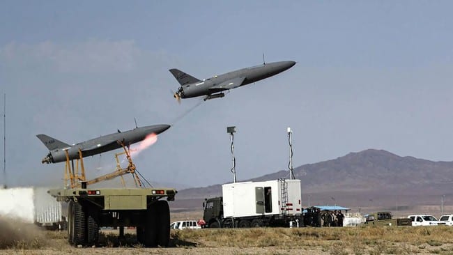 Penampakan Gudang Drone Militer Iran