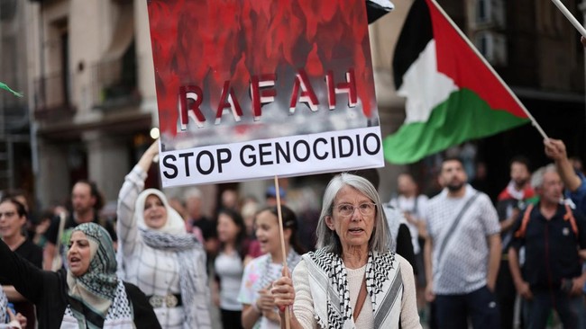 Aksi Demo di Penjuru Dunia Kecam Serangan Brutal Israel ke Rafah