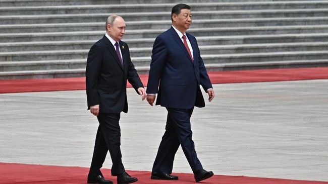 [FOTO] - Potret 2 Pemimpin Negara Raksasa Xi Jinping-Putin