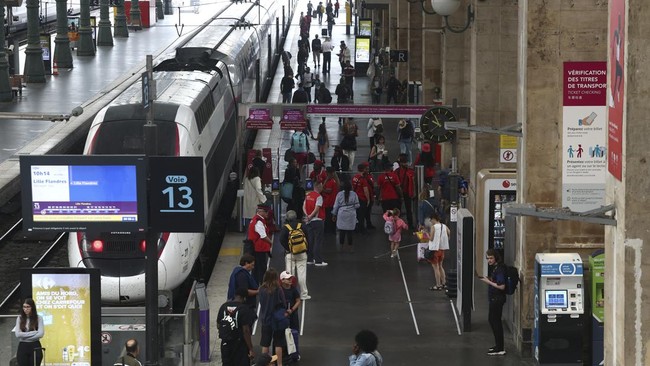 Jalur Kereta Cepat Prancis Disabotase Jelang Olimpiade