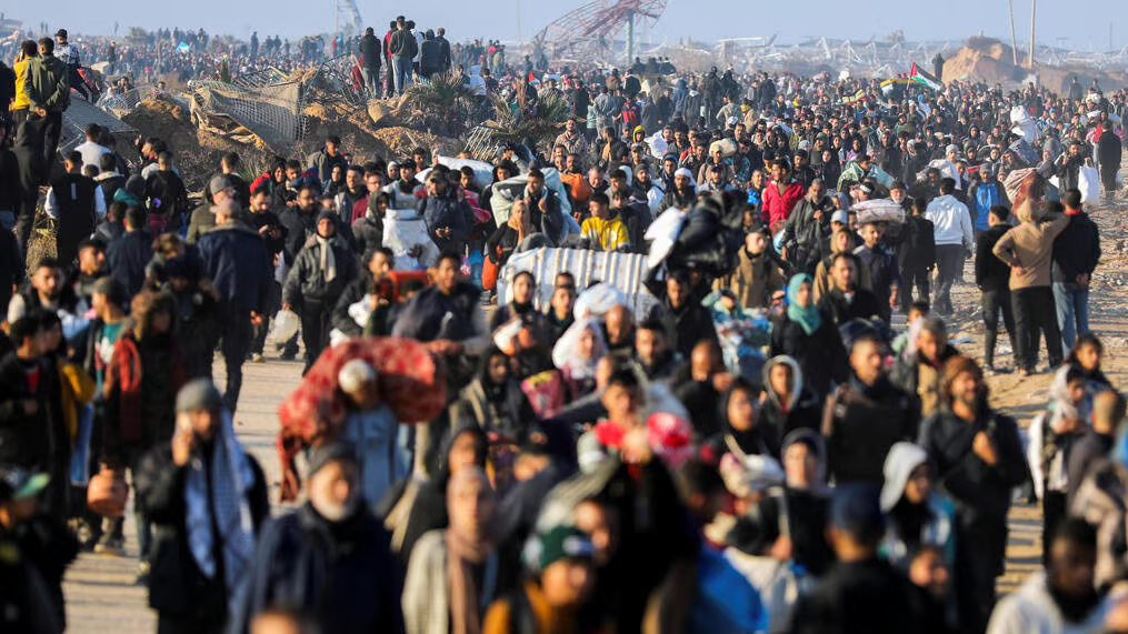 pengungsi gaza utara