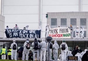 Polisi Denmark Demonstran
