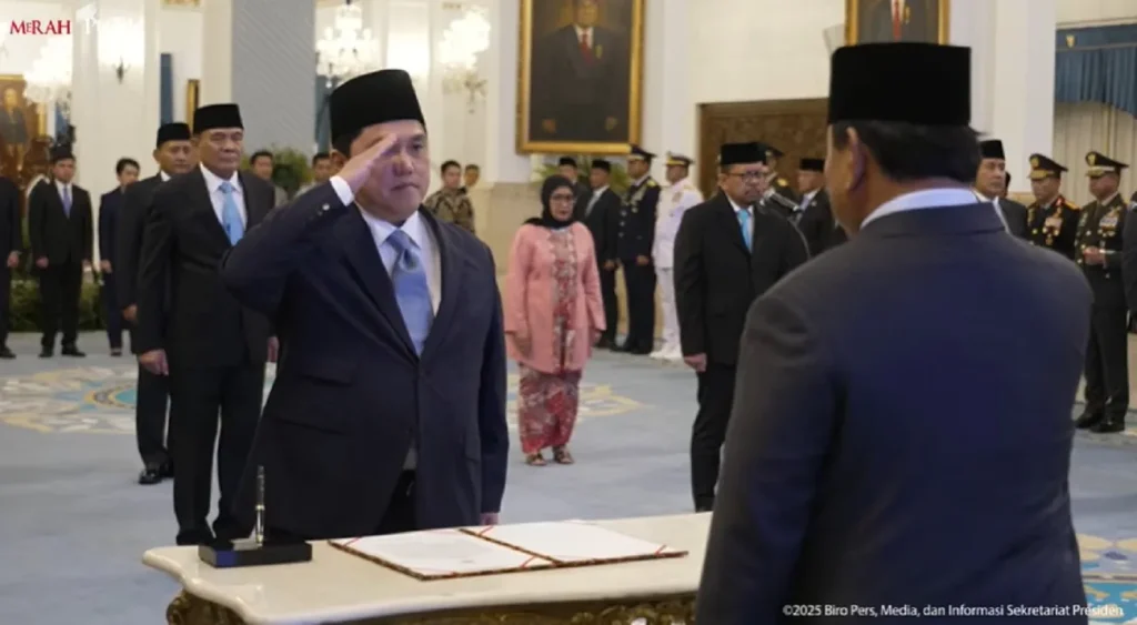 Erick Thohir Menpora