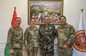Pertemuan Militer AS dengan Komandan Militer Wilayah Kurdistan Irak