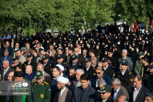 Warga Khorramshahr Gelar Pemakaman Syahid Keamanan Iran