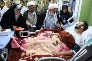 Abdulrahim Musawi Sampaikan Salam Ayatullah Ali Khamenei untuk Para Korban Luka