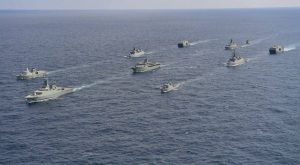AL Iran Melaksanakan Latihan Militer dengan China dan Rusia di Laut Oman